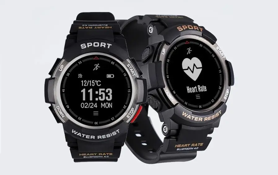 NO.1 F6 IP68 Waterproof Smartwatch Discounted to $29.99 [Coupon]