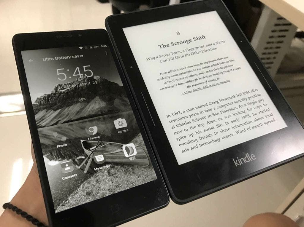 Are we in for a surprise with Vernee Thor E sporting E-ink screen ?