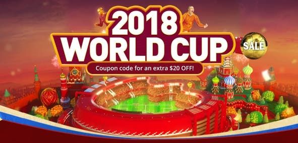 Geekbuying's World Cup Promo Kicks Off - Up to 64% Off & Coupons