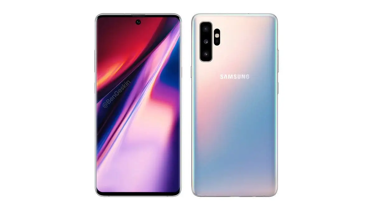 This is how the Samsung Galaxy Note 10 will look like according to the leaks