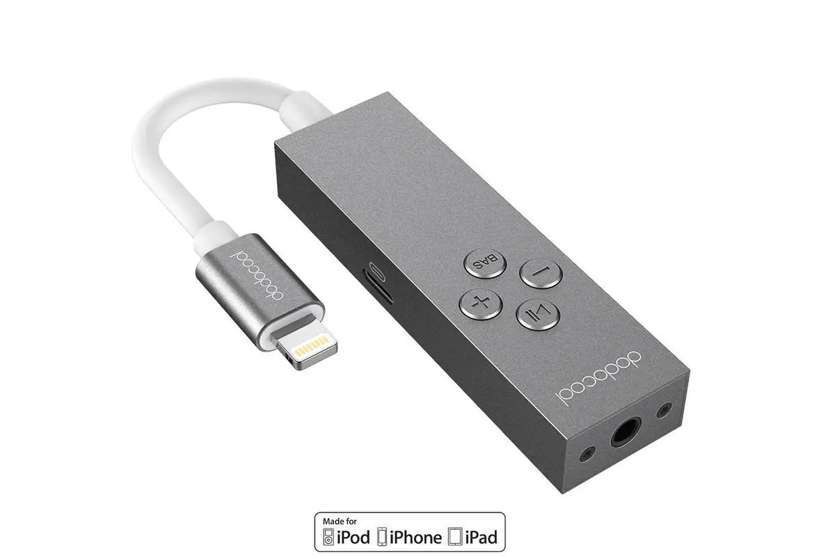 dodocool DA133 MFi Certified 2-in-1 Headphone Jack Adapter on Sale