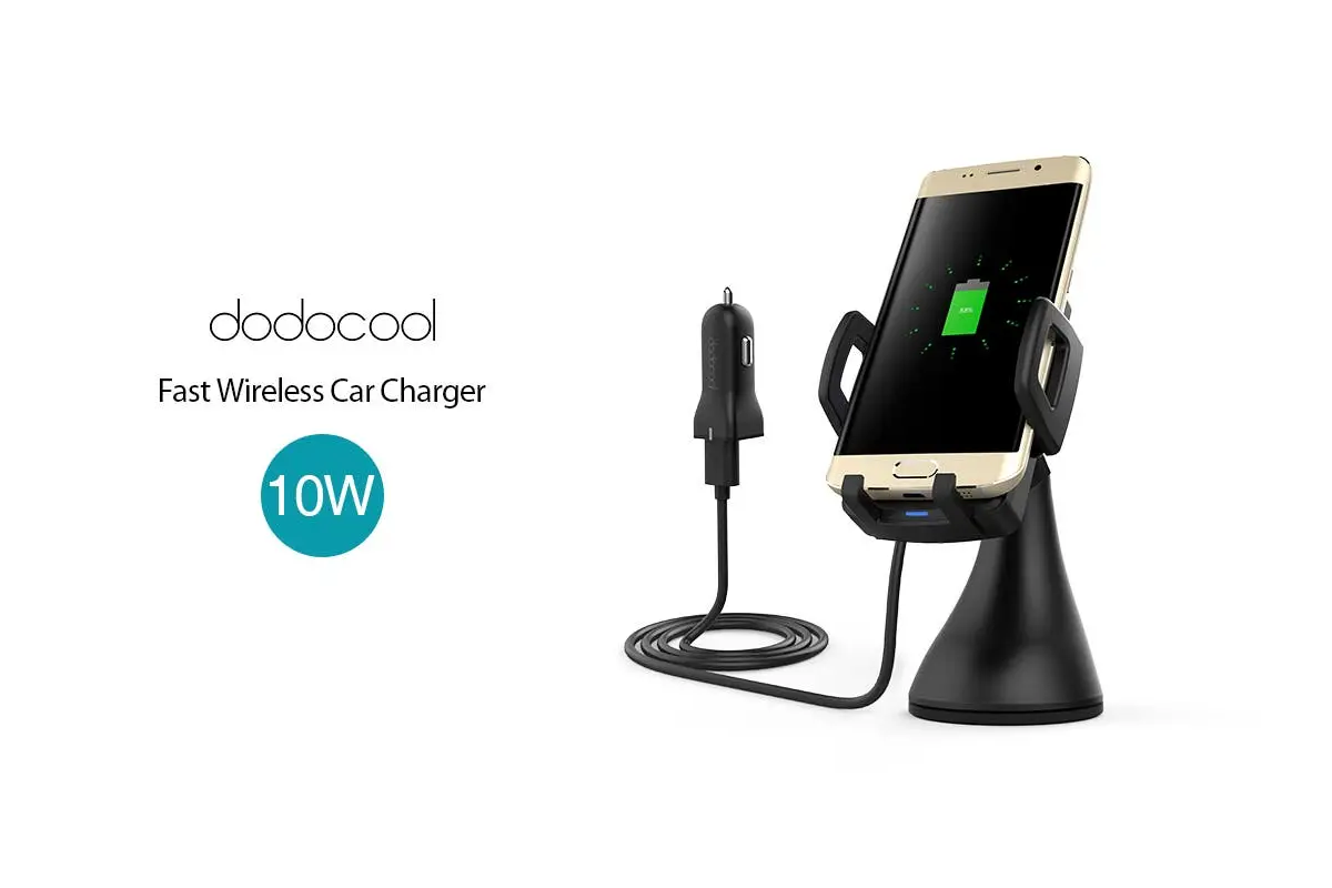 The Dodocool DA92 can Wirelessly Charge your Smartphone at 10W, in your Car!
