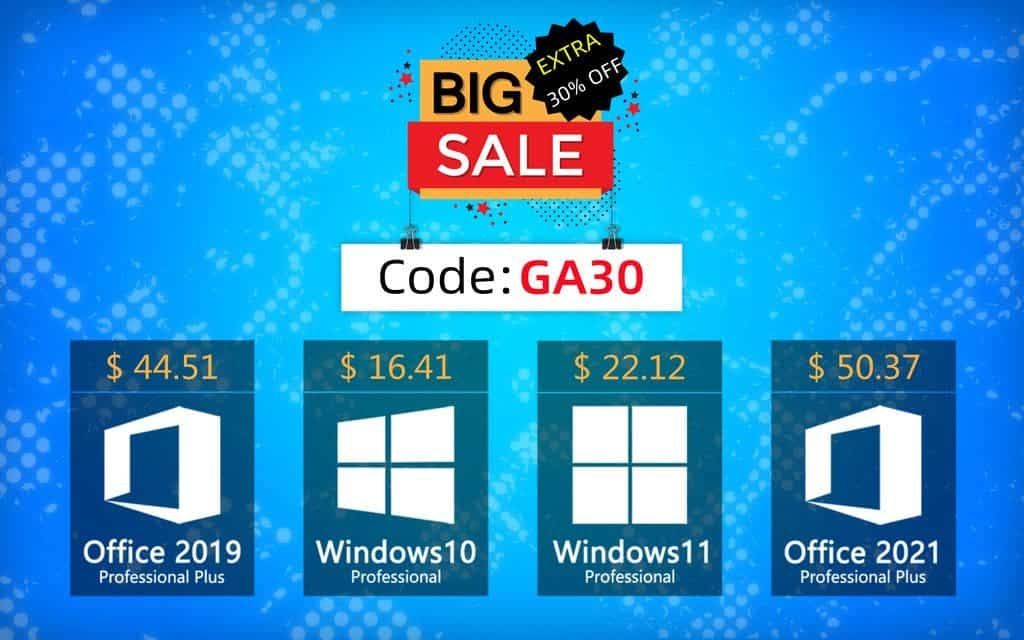 Buy Windows 10 Pro license for $16 and Office for $27 in Mid-Year Sale (Save up to 91%)