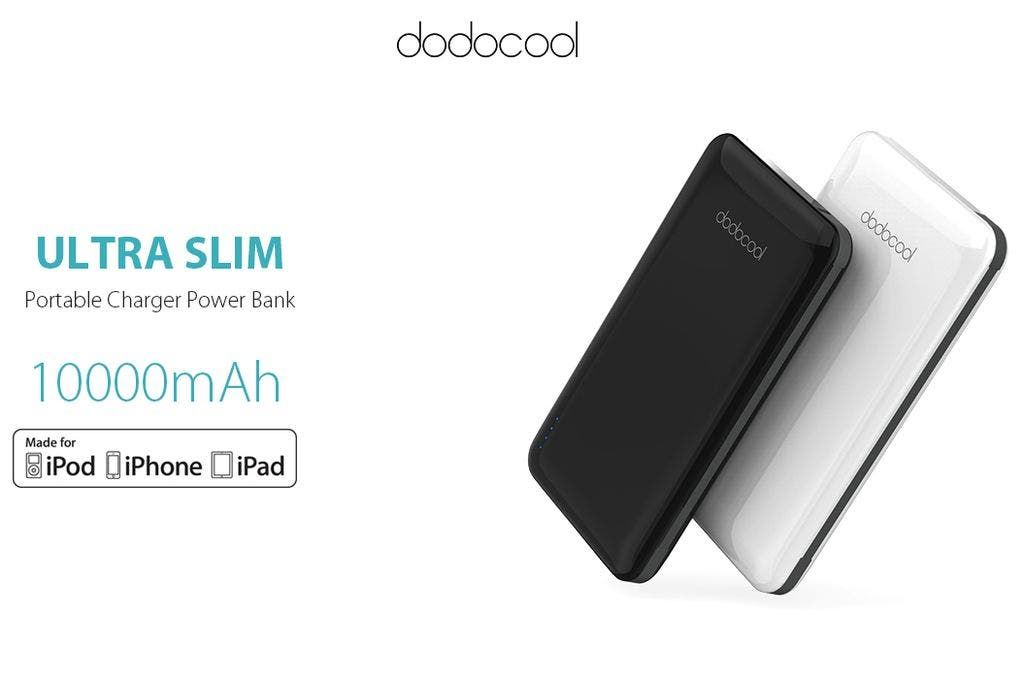 Dodocool 10000 mAh powerbank has the MFI certification