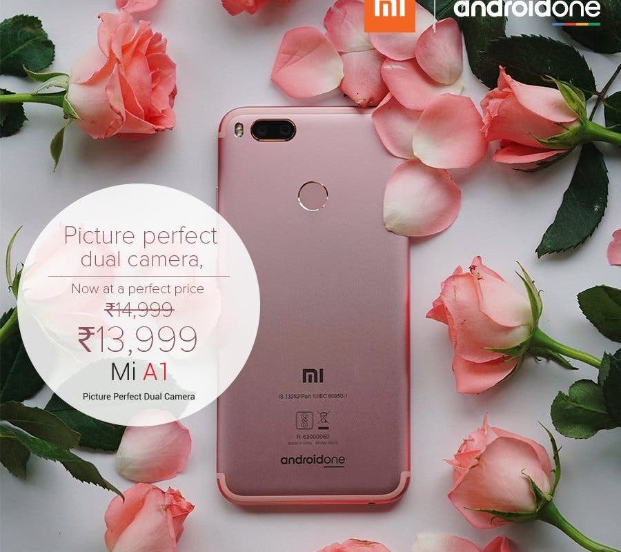 Xiaomi Mi A1 receives a permanent price cut in India, now available for Rs. 13,999