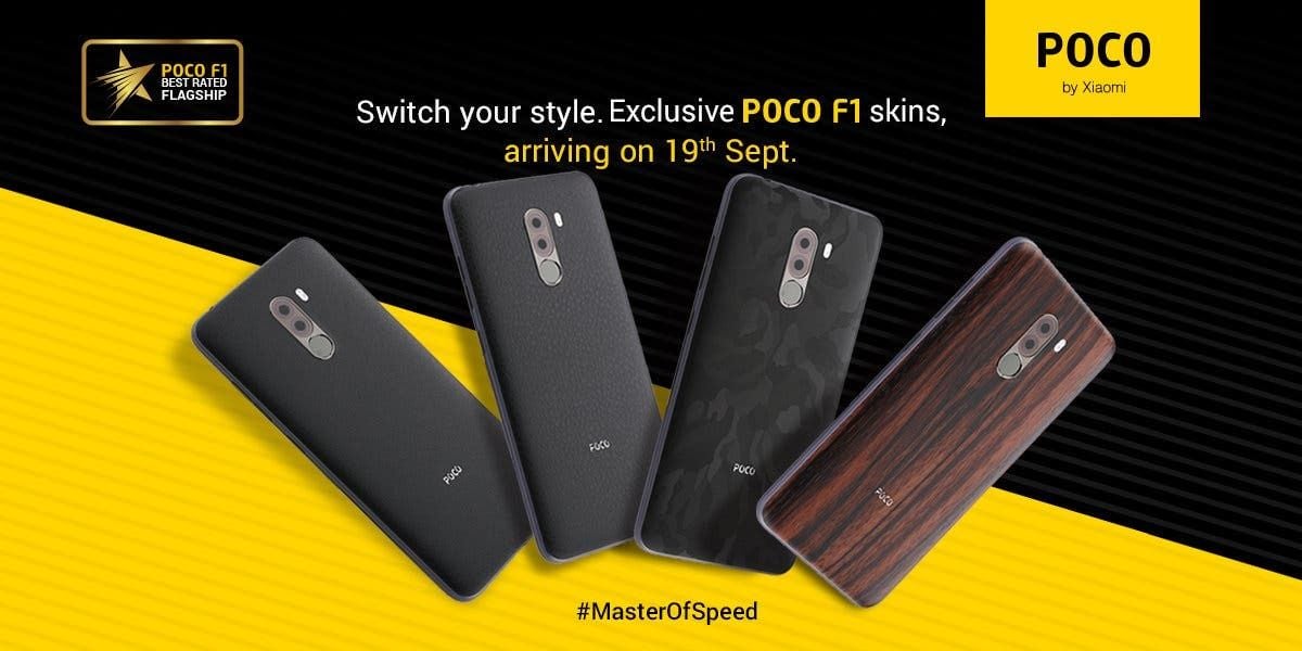 Xiaomi brings the Pocophone F1 custom skins