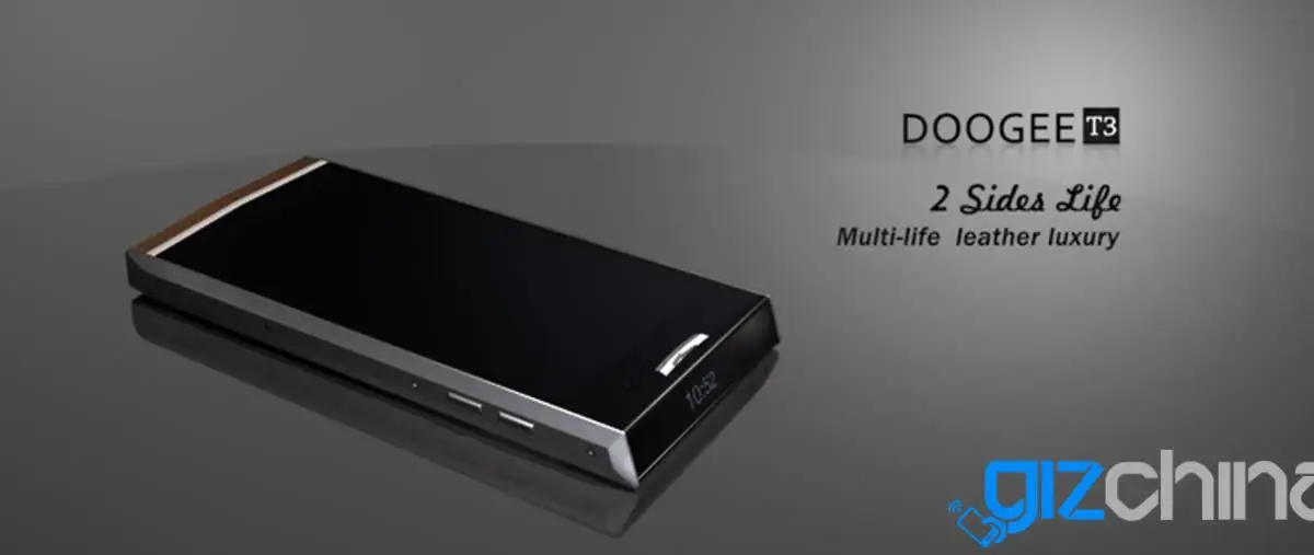Doogee T3 with secondary display on the top