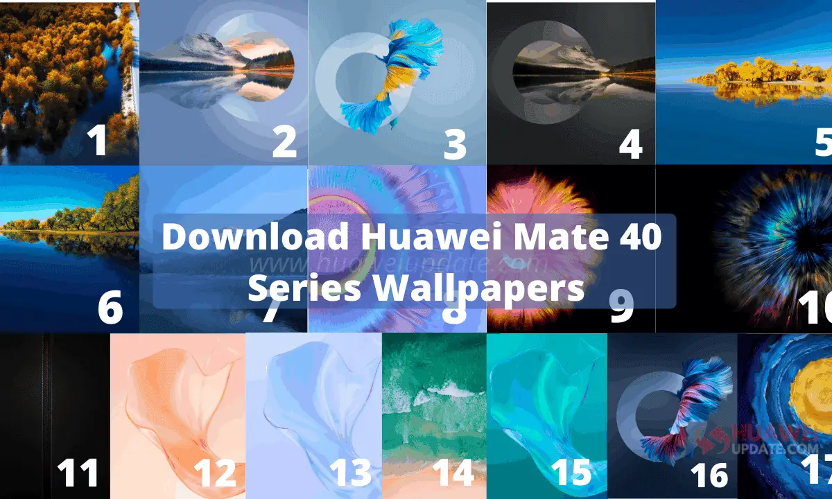 Huawei Mate 40 official wallpapers are already available to download
