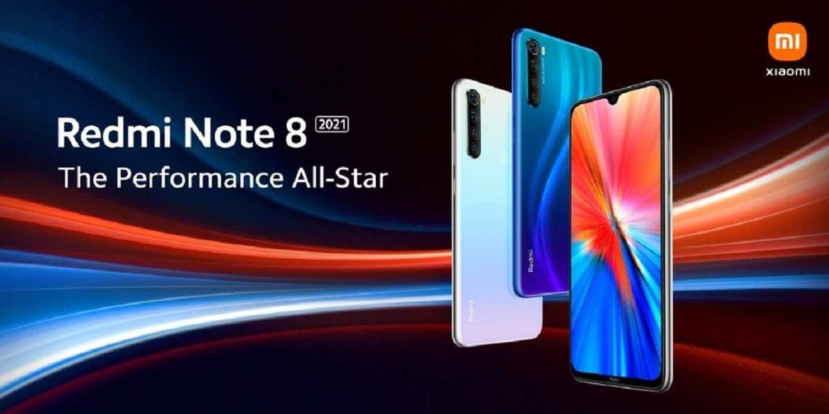 Xiaomi shows the design of the Redmi Note 8 (2021) smartphone