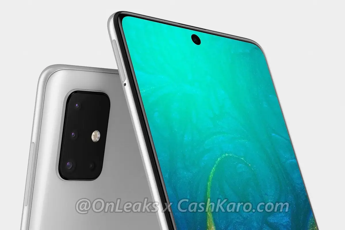 The Samsung Galaxy A71 leaks in high quality renders
