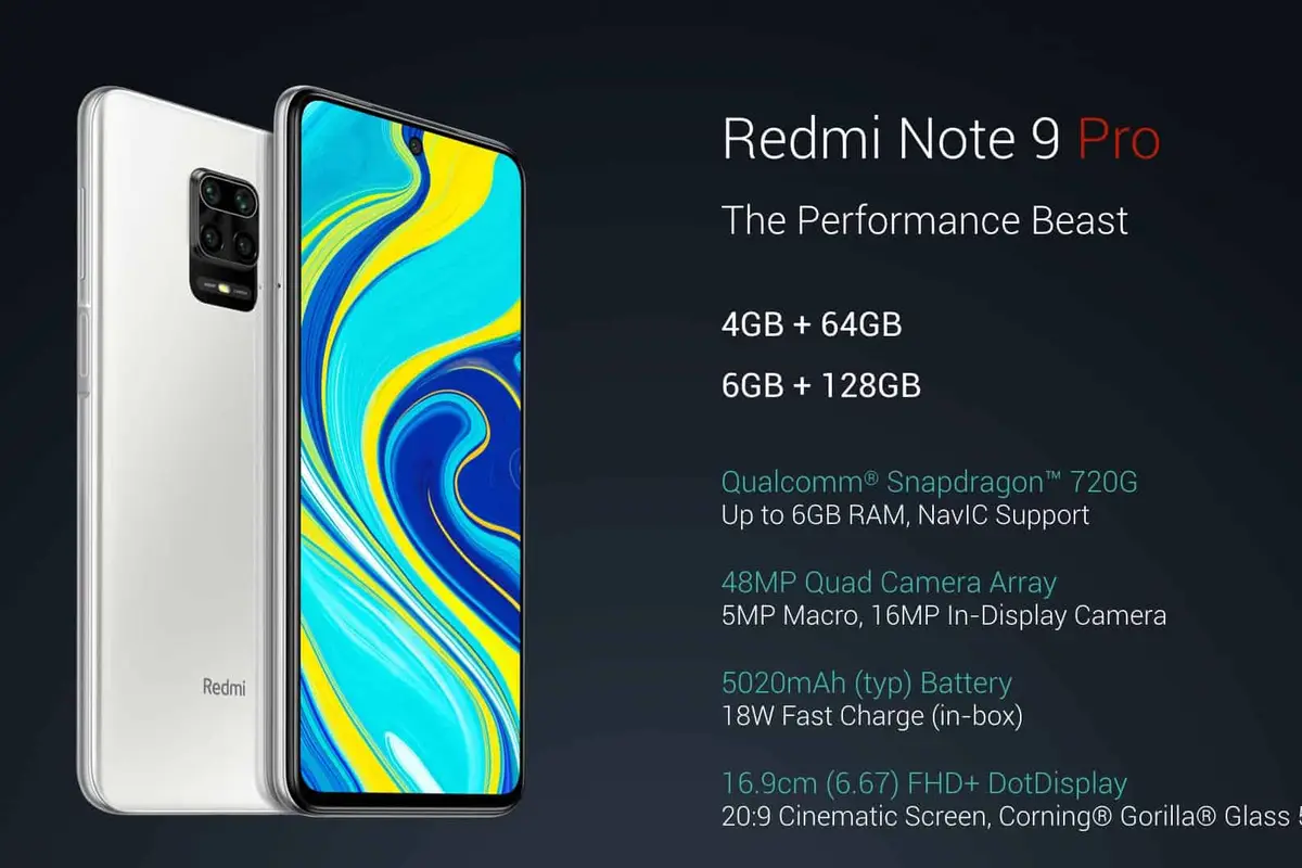Redmi Note 9 Pro goes official
