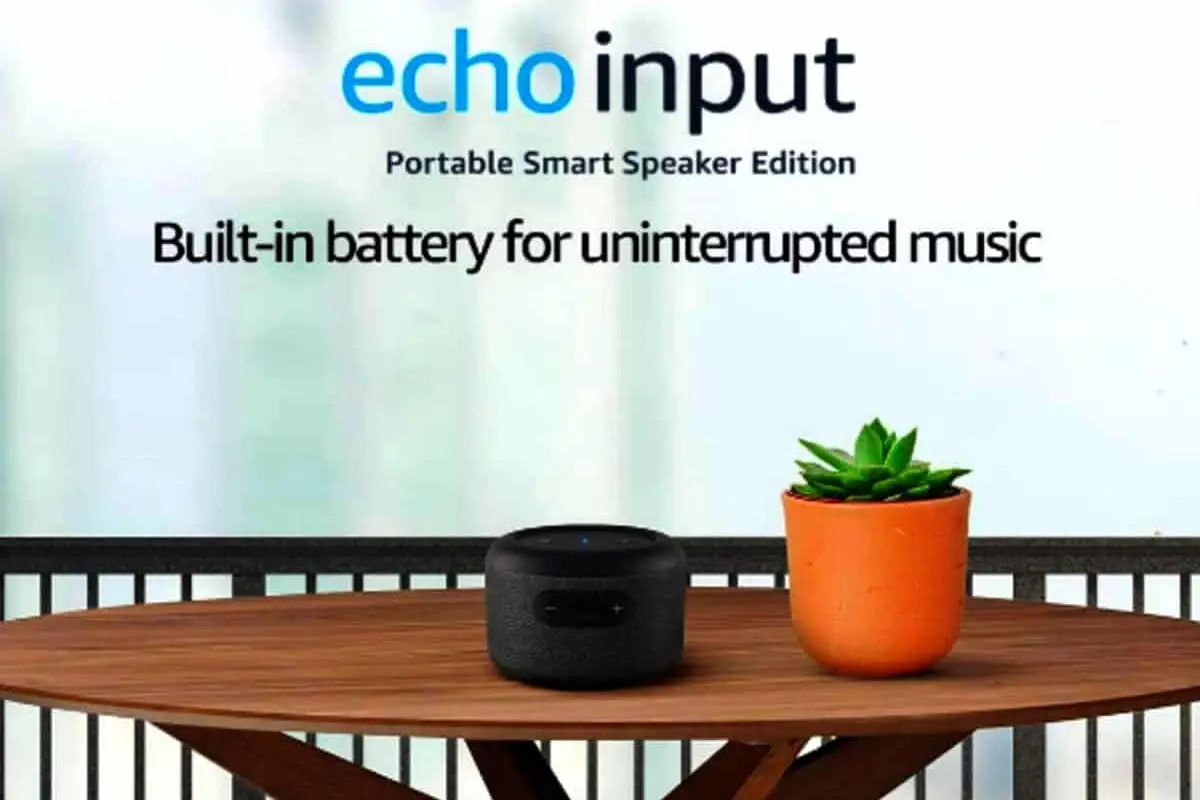Amazon launches battery-powered Echo Input Portable Smart Speaker Edition in India