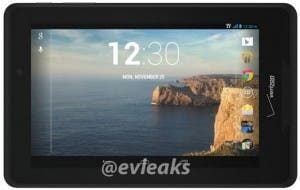 Render of Verizon's self-branded, LTE-enabled, 7" Android tablet leaked!