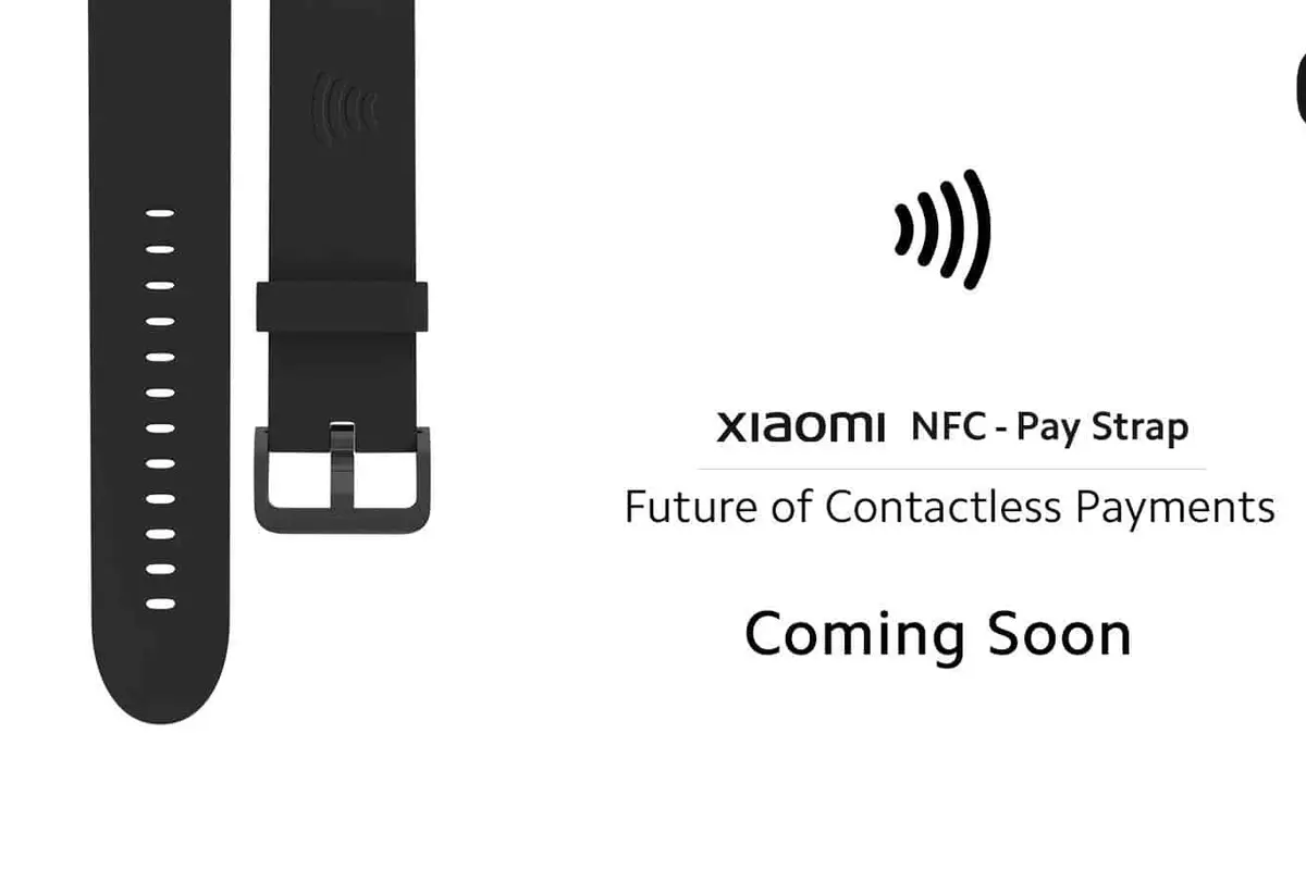 Xiaomi made a contactless payment tool from a strap for wearable devices
