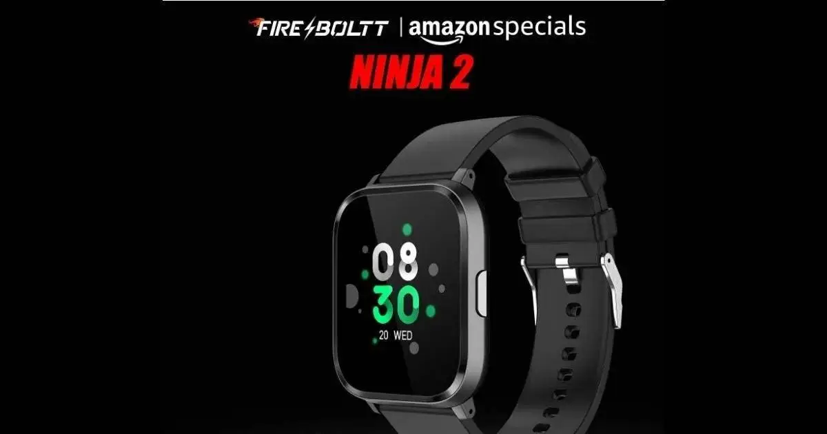 Fire-Boltt Ninja 2 Launched In India, To Go On Sale On Amazon Soon