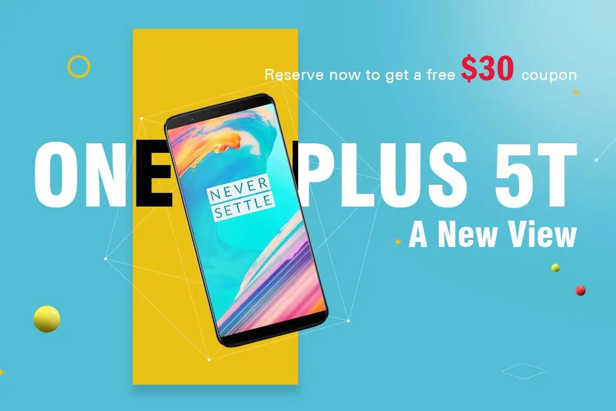 OnePlus 5T Now Available at Geekbuying - Save $30 by Reserving it
