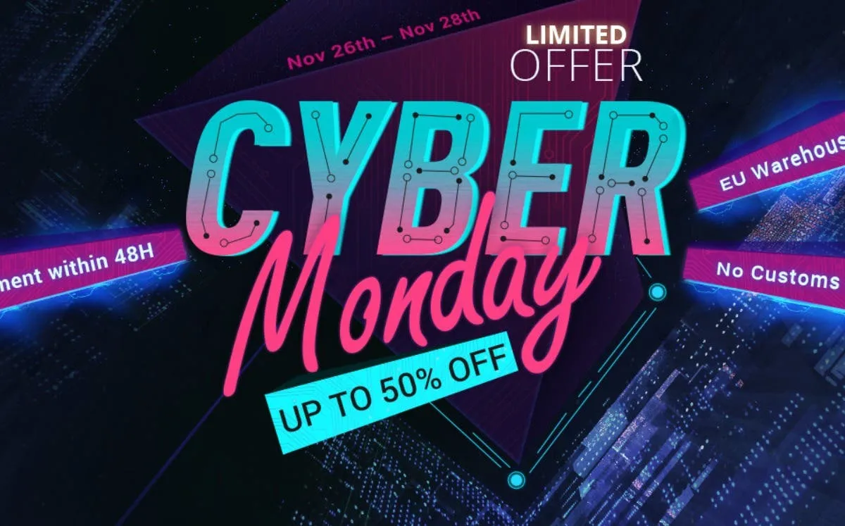 Cyber Monday Begins, Get Coupons & Save on Xiaomi Phones at Geekmaxi