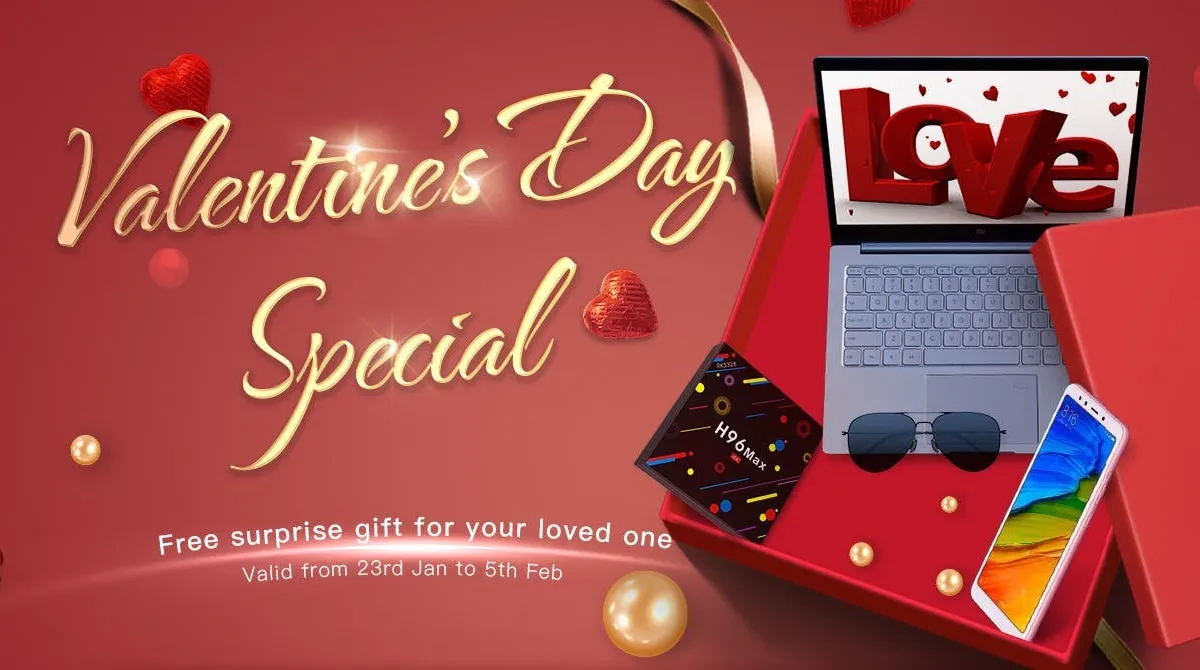 Geekbuying Valentine's Day Promo Kicks Off - Get Free Gifts with Selected Items