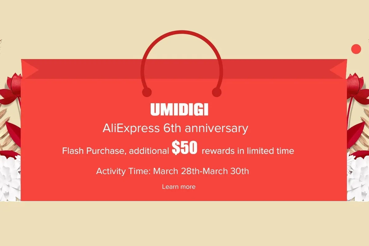 UMIDIGI's AliExpress Anniversary Promo Begins - Save up to $50