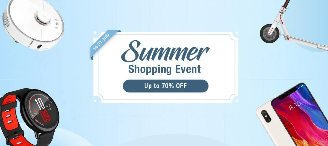 Summer Shopping Event Going on at Geekbuying - Save Up to 70%