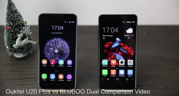 BLUBOO Dual vs Oukitel U20 Plus: Hands-on Comparsion (Video)