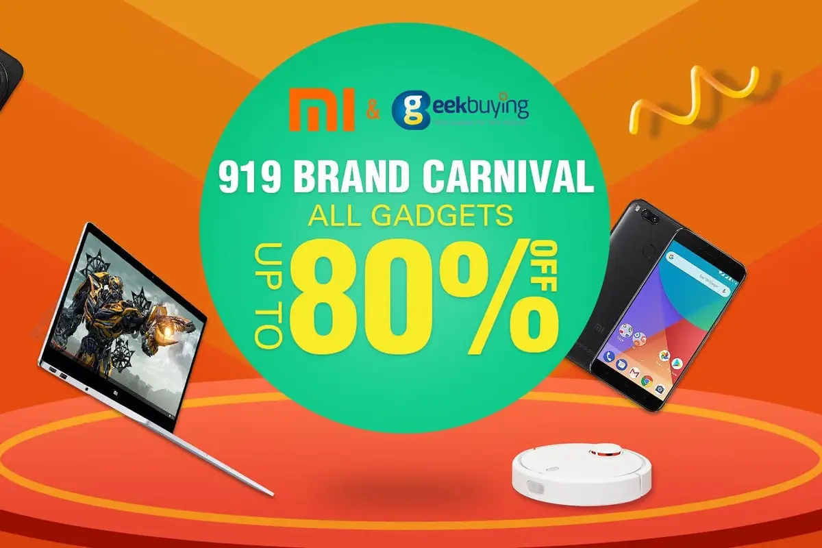 Xiaomi Brand Sale now Running at Geekbuying - Up To 80% Off Discounts!