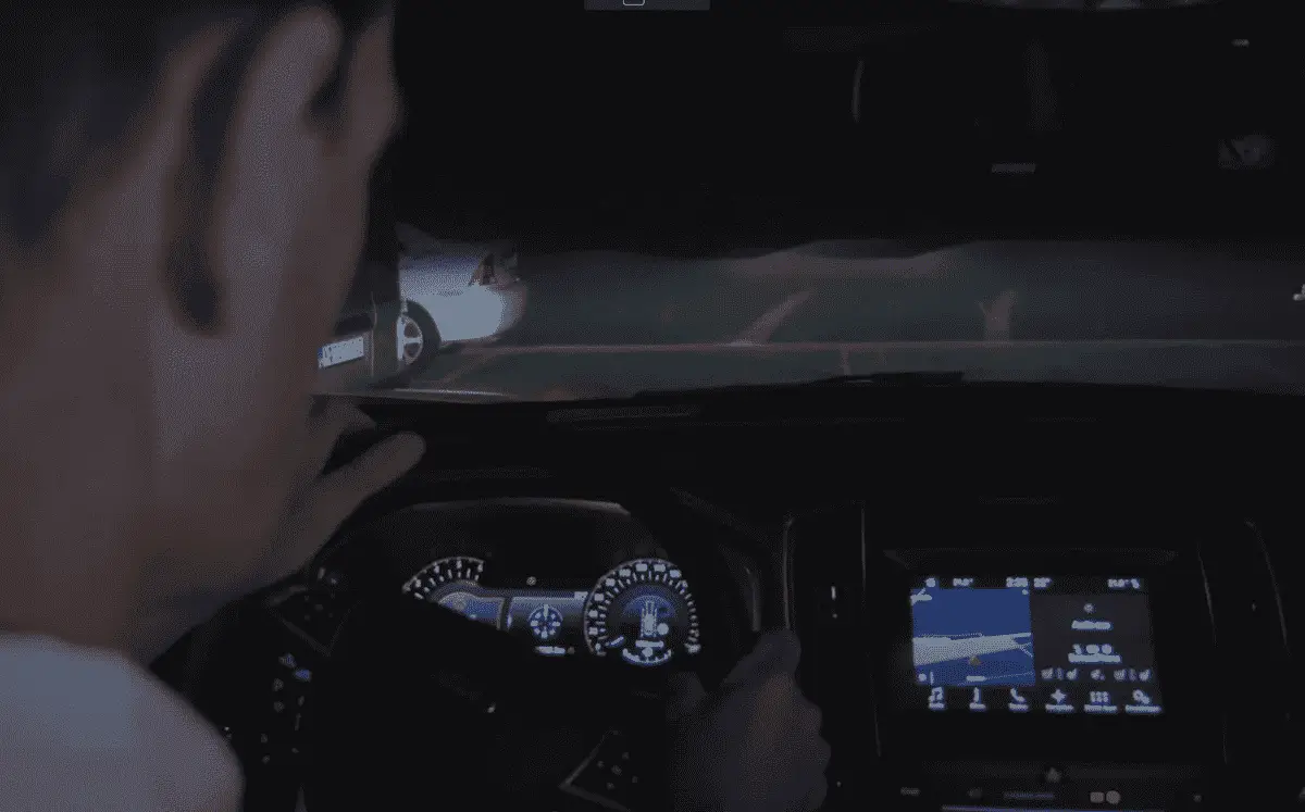 Ford Motor releases a new technology for projection headlights: displays speed limits & other information