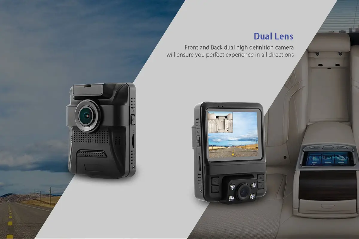 Azdome GS65H Dual Lens Car DashCam now Available for $68