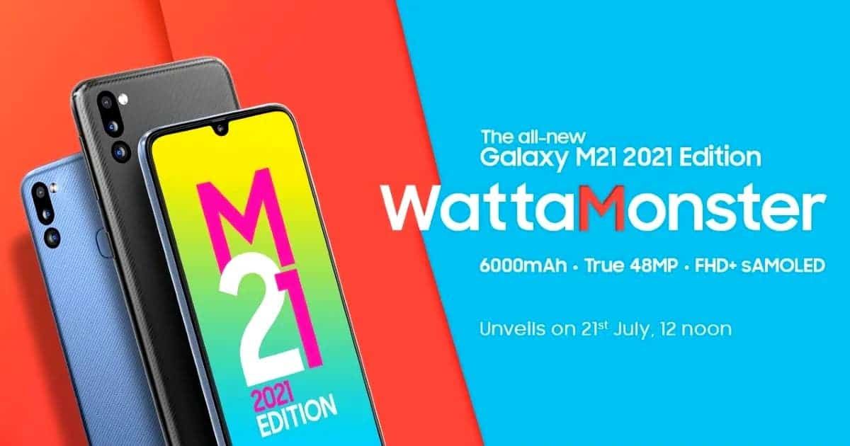 Galaxy M21 2021 Edition has key specifications revealed