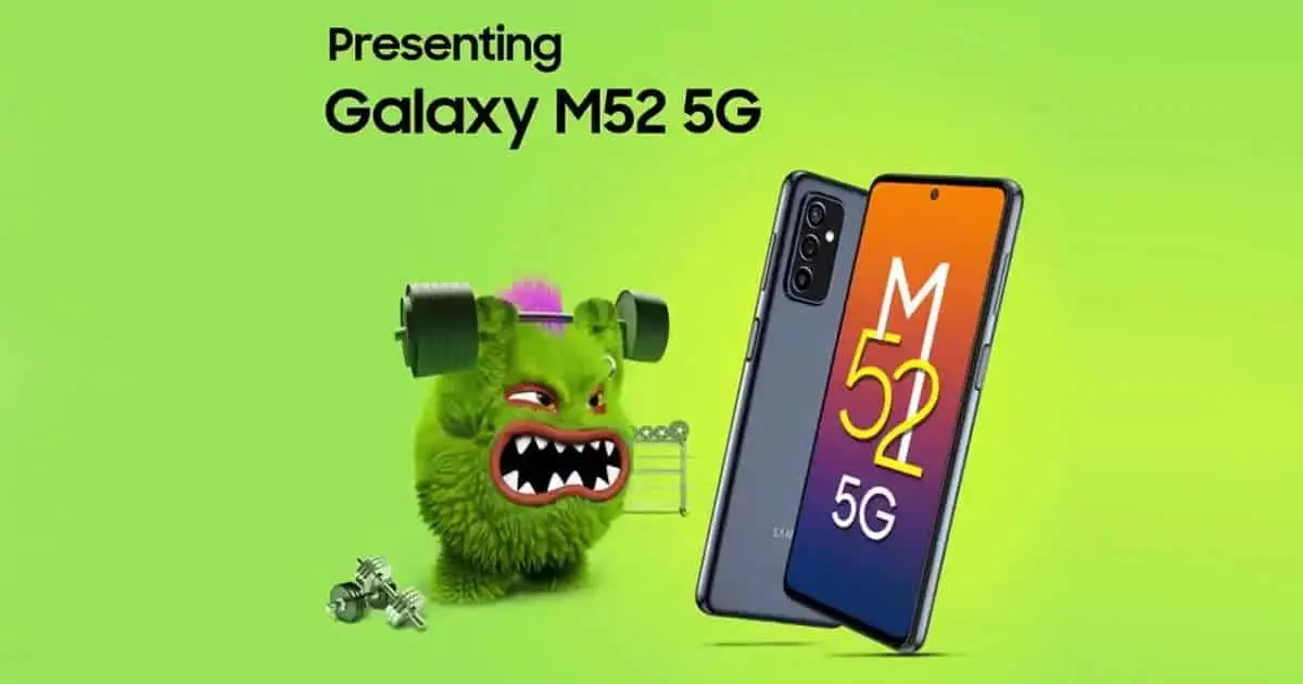 Samsung Galaxy M52 5G reaching India on September 28