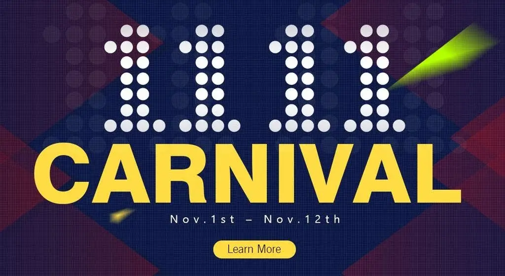 Three rounds of flash sales on Geekbuying for the Double 11 event