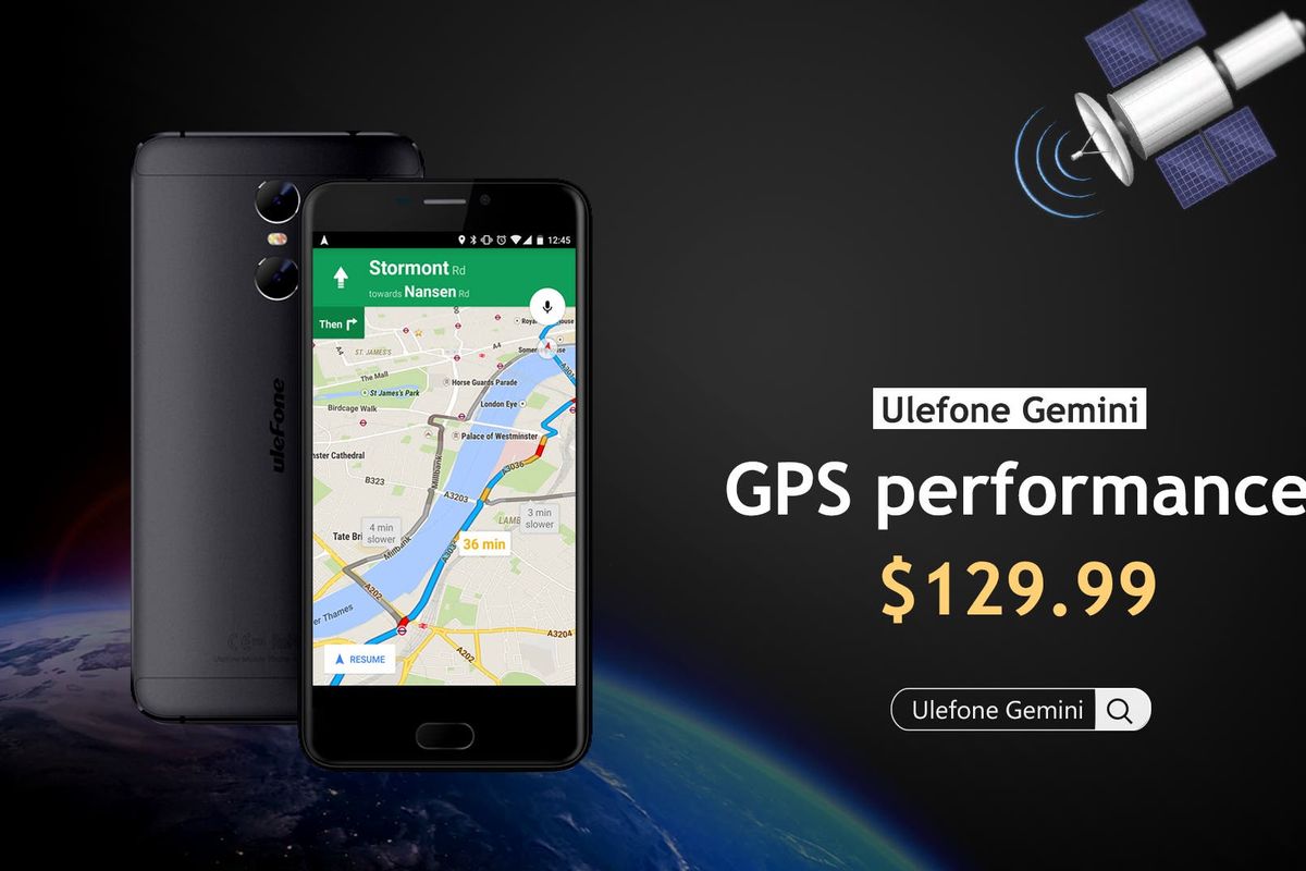 Ulefone Gemini Official GPS Test (Video)