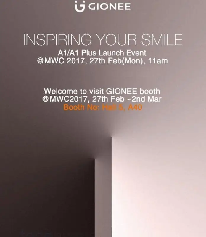 Gionee A1 and A1 Plus Will Be Launched At MWC