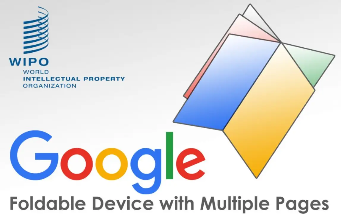 Google foldable phone patent appears online - folds like a book