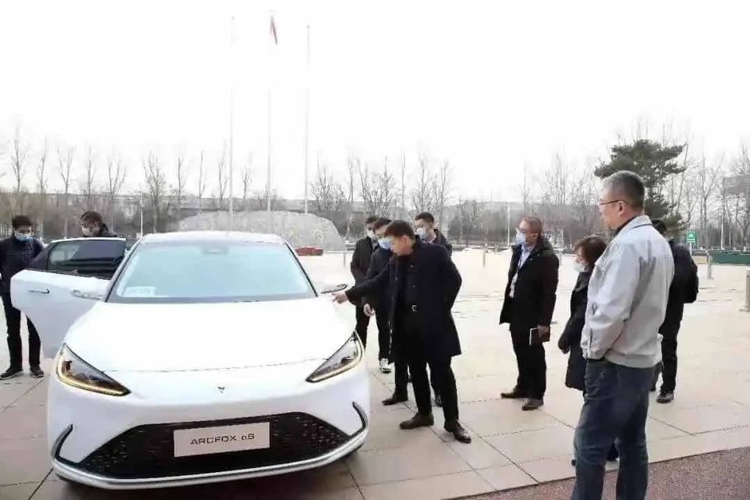 The first Huawei car to hit the road in April