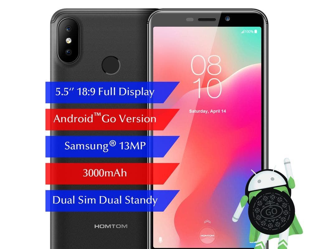 HOMTOM C1 with Android Go available in presales for only $64.99