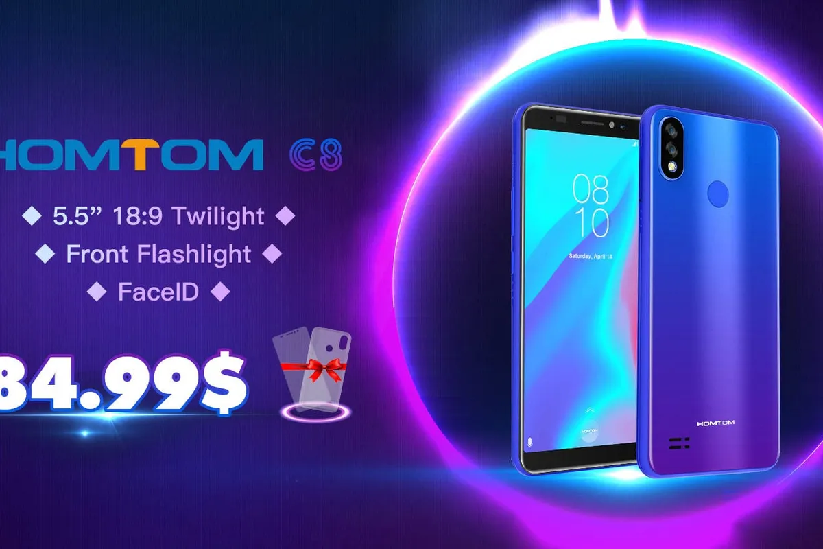 HOMTOM C8 Twilight Phone now on Presale for $84.99