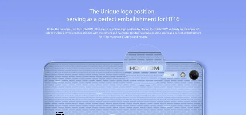 Homtom HT16 - summer phone for the young generation ?