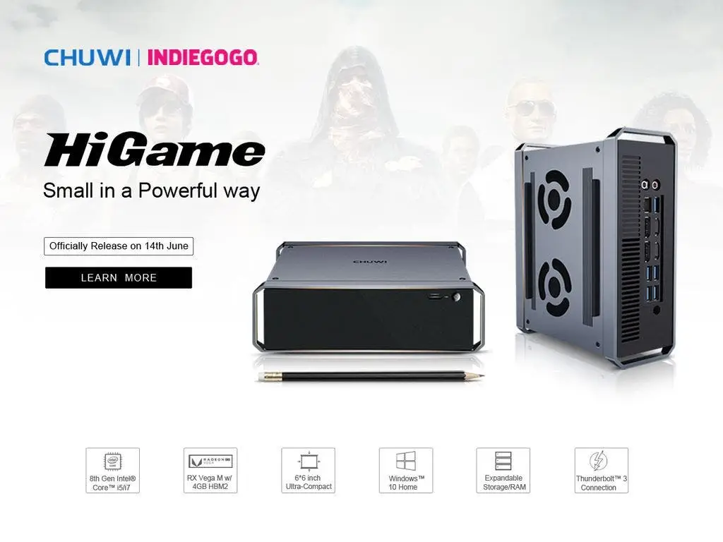 Chuwi HiGame mini-PC is ready to replace the desktops