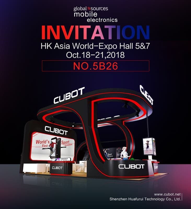 CUBOT invites you to the Global Sources Mobile Electronics autumn show