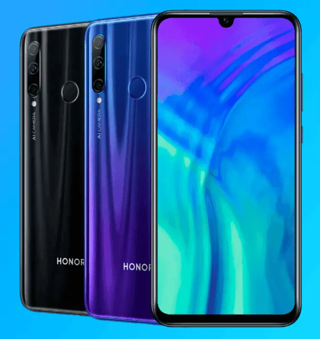 Honor 20 Lite specs and renders surface, reveals tri-camera setup