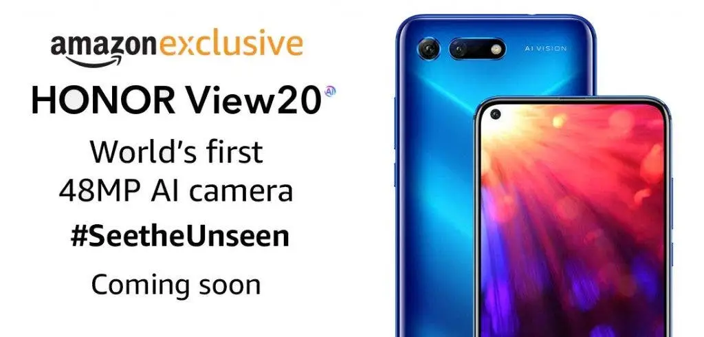 Honor India teases Honor View20 on Amazon.in ahead of its Global launch
