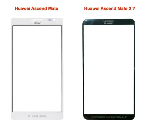 Huawei Ascend Mate 2 screen unveiled with thin bezel design