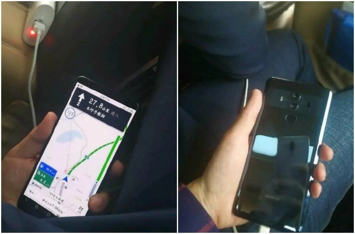 Huawei Mate 10 Pro Exposed in Real Photos before Launch