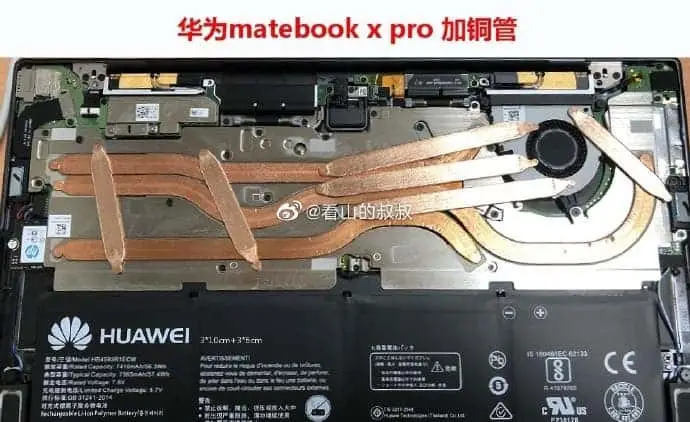 Huawei MateBook X new version to use a fanless design