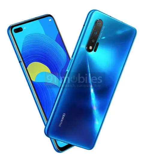 Huawei Nova 6 5G render leaks, shows complete design
