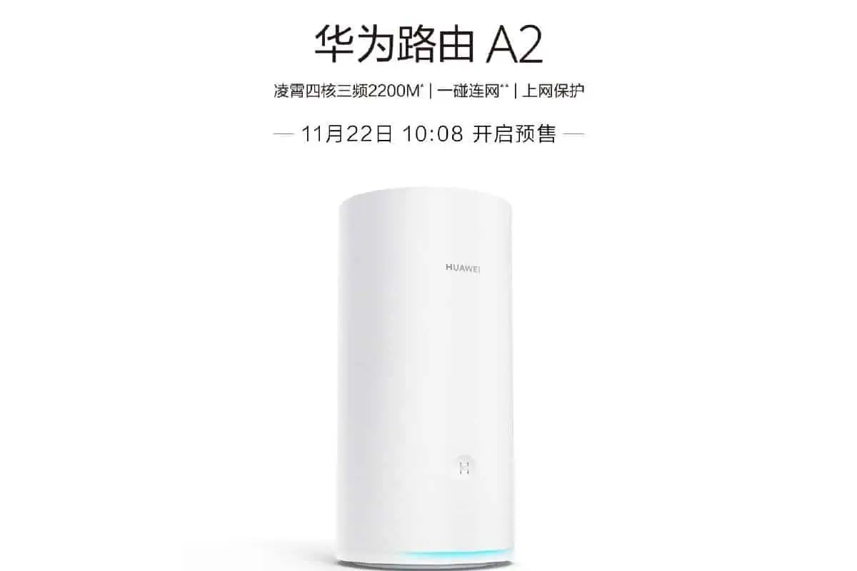 Huawei Router A2 with NFC officially goes on sale, retails for CNY399 (~$57)