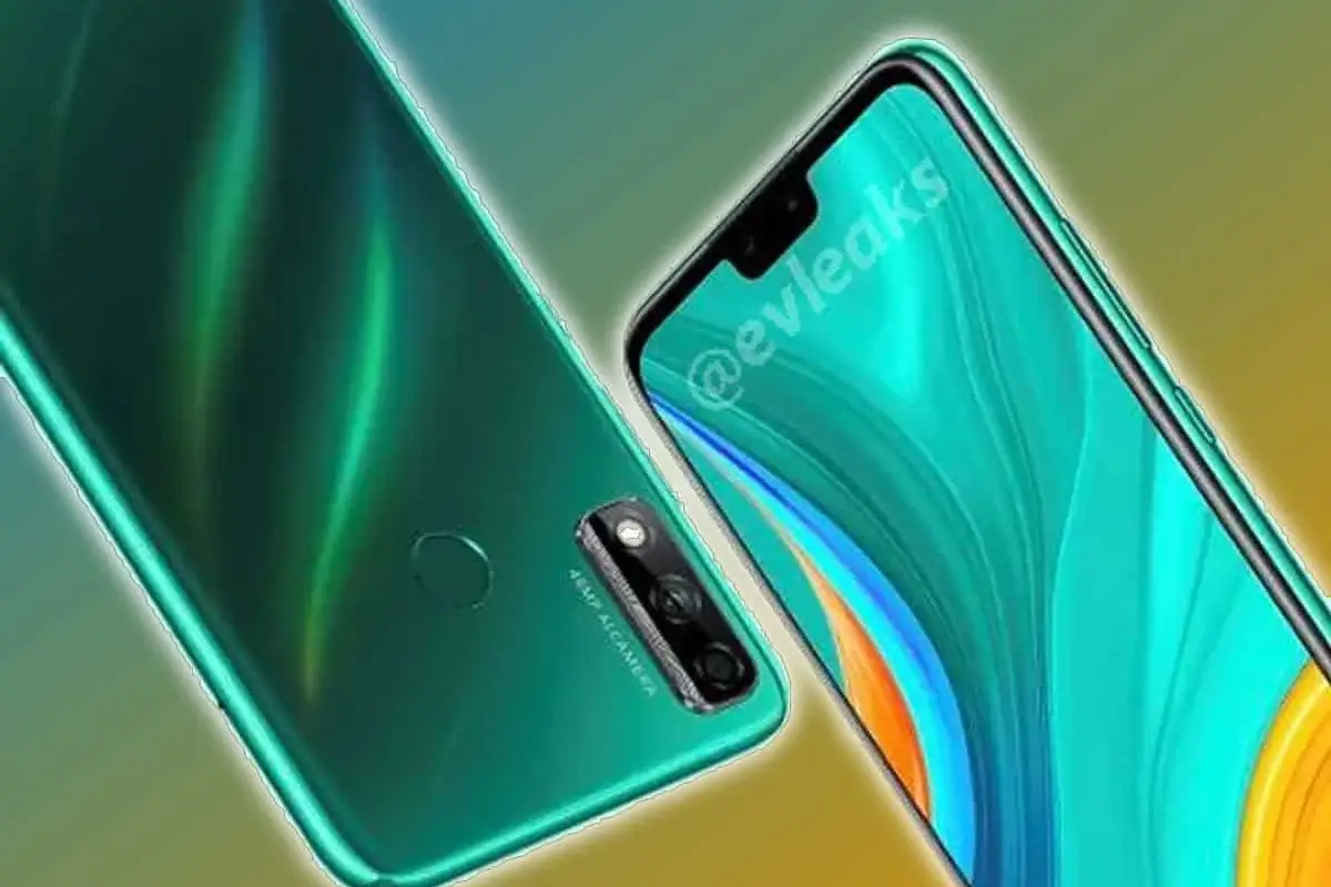 Huawei Y8s leaked render reveals wide notch and dual-camera setup