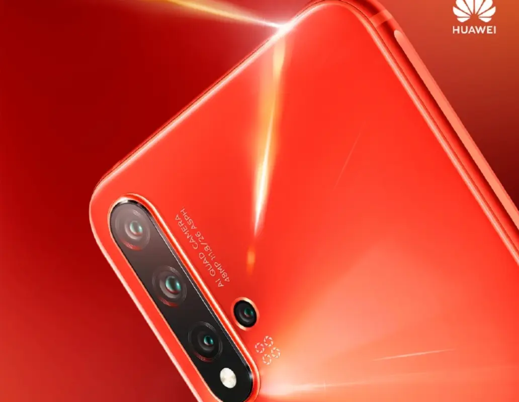 Huawei nova 5 Pro official poster appears online with quad rear camera & coral orange color