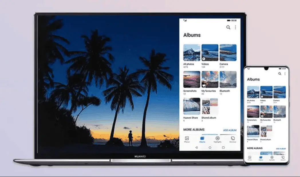 How to use Huawei multi-screen feature between a phone and a laptop